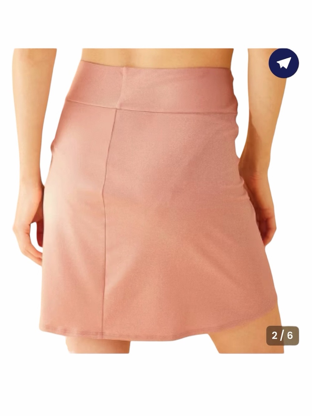 Shade & Shore Pink Sparkle Twist Skirt Cover Up - Picture 2 of 13